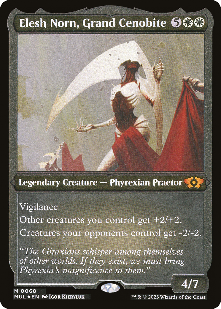 Elesh Norn, Grand Cenobite (MUL-068) [Multiverse Legends] Etched Foil