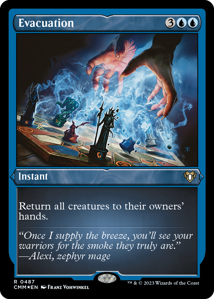 Evacuation (CMM-487) [Commander Masters] Etched Foil