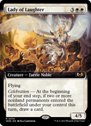 Lady of Laughter (WOE-370) [Wilds of Eldraine]: (Extended Art) Foil