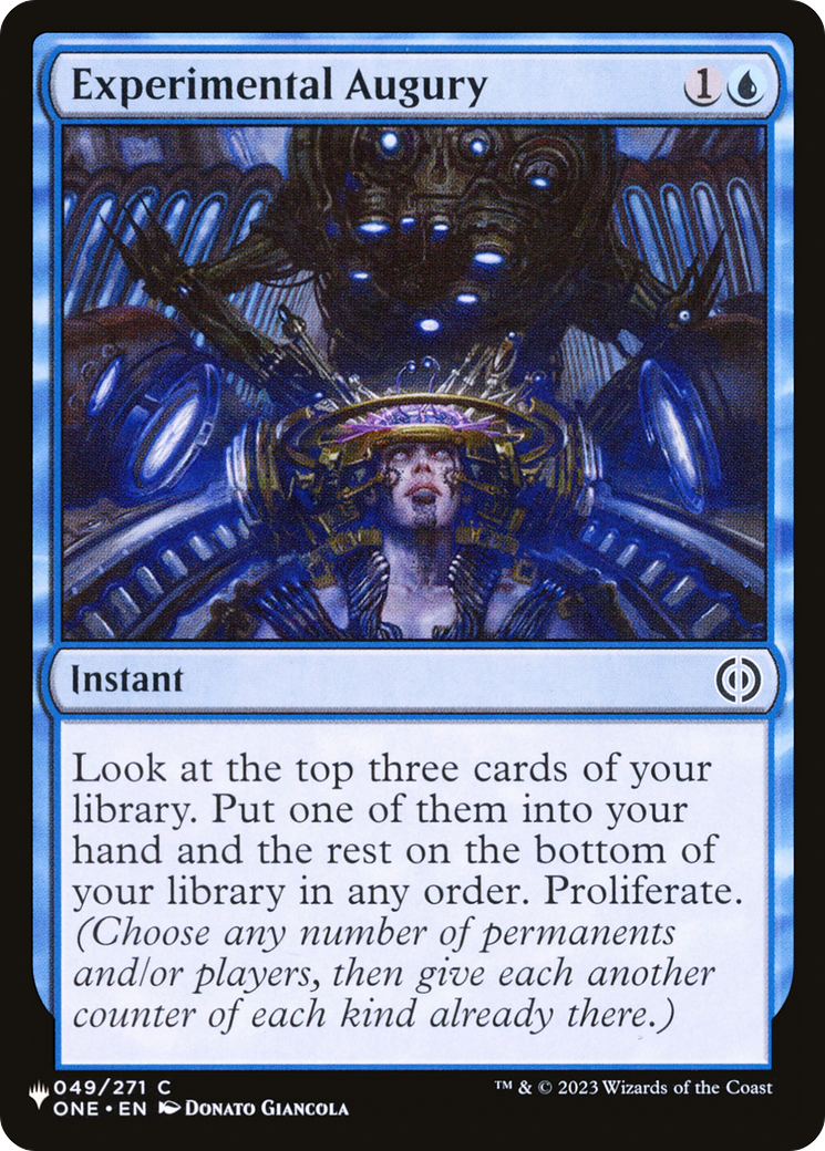Experimental Augury (LIST-ONE-49) [The List]