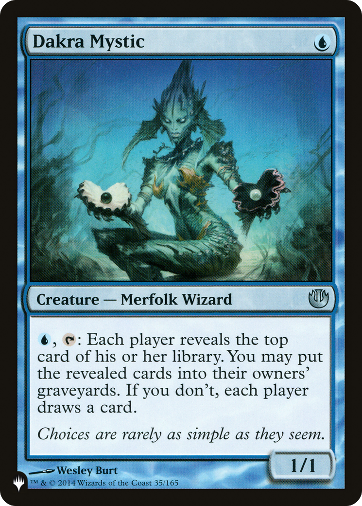 Dakra Mystic (LIST-JOU-35) [The List]