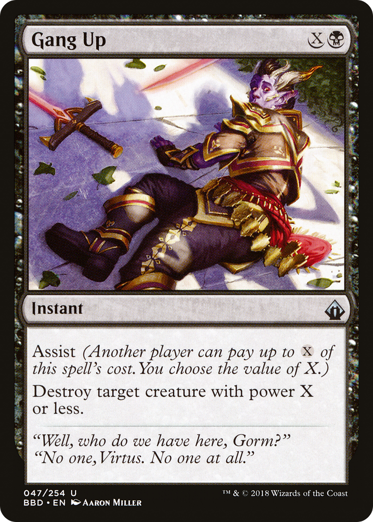Gang Up (BBD-047) [Battlebond] Foil