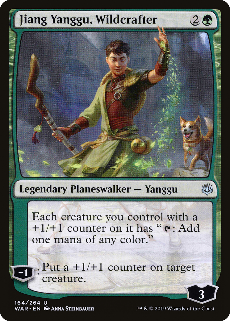 Jiang Yanggu, Wildcrafter (WAR-164) [War of the Spark] Foil