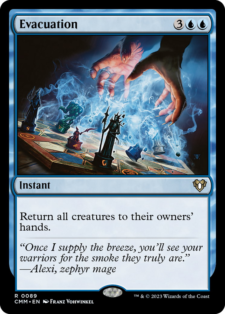 Evacuation (CMM-089) [Commander Masters] Foil
