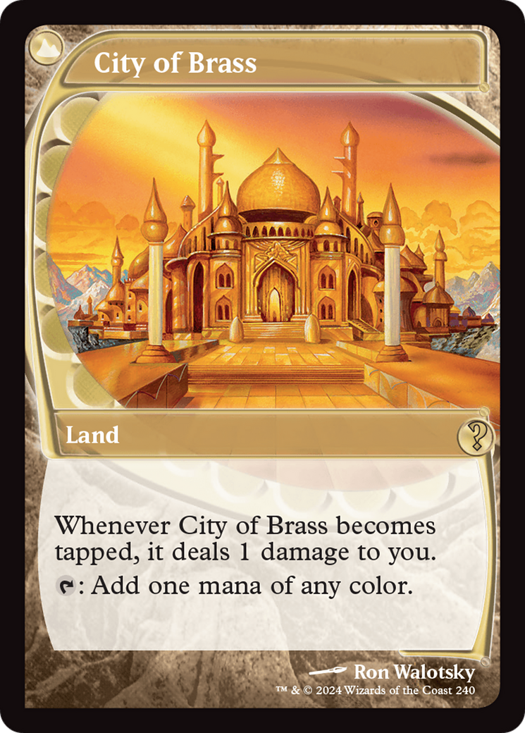 City of Brass (MB2-240) [Mystery Booster 2] Foil