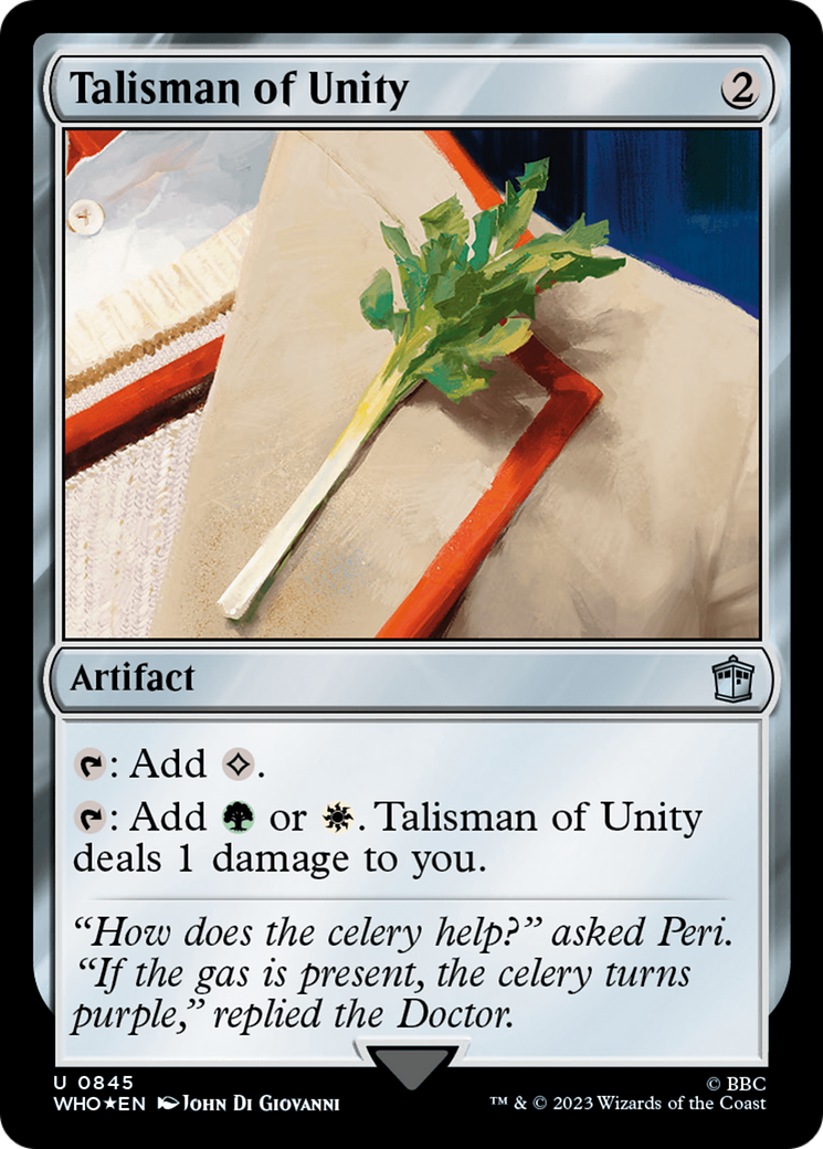 Talisman of Unity (WHO-845) [Doctor Who] Foil