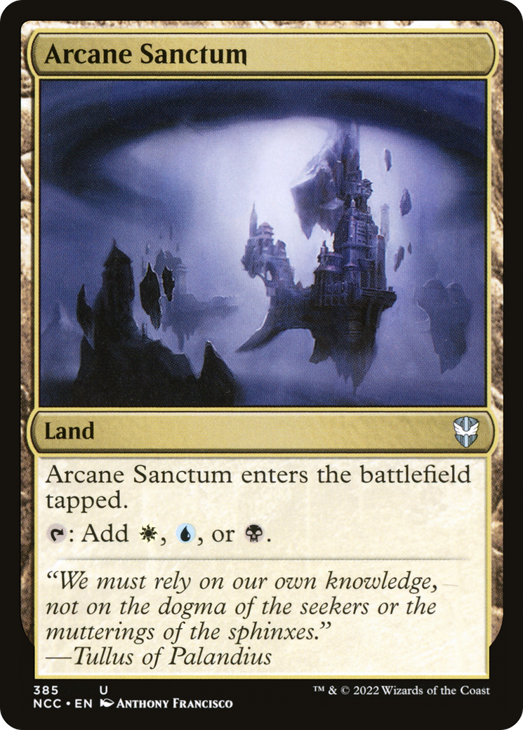 Arcane Sanctum (NCC-385) [New Capenna Commander]
