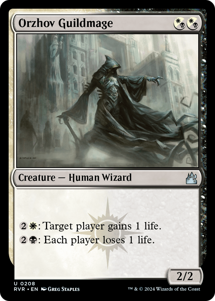 Orzhov Guildmage (RVR-208) [Ravnica Remastered] Foil