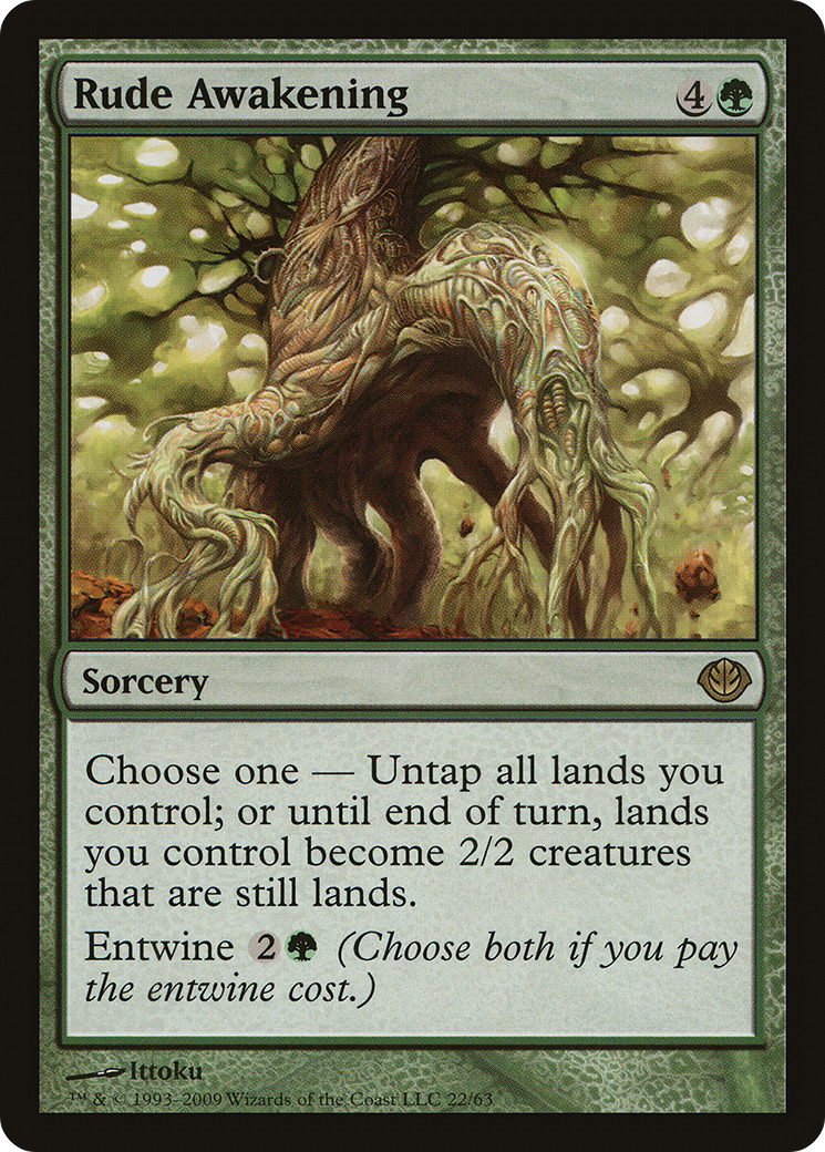 Rude Awakening (DDD-022) [Duel Decks: Garruk vs. Liliana]