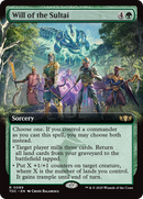 Will of the Sultai (TDC-089) [Commander: Tarkir: Dragonstorm]: (Extended Art)