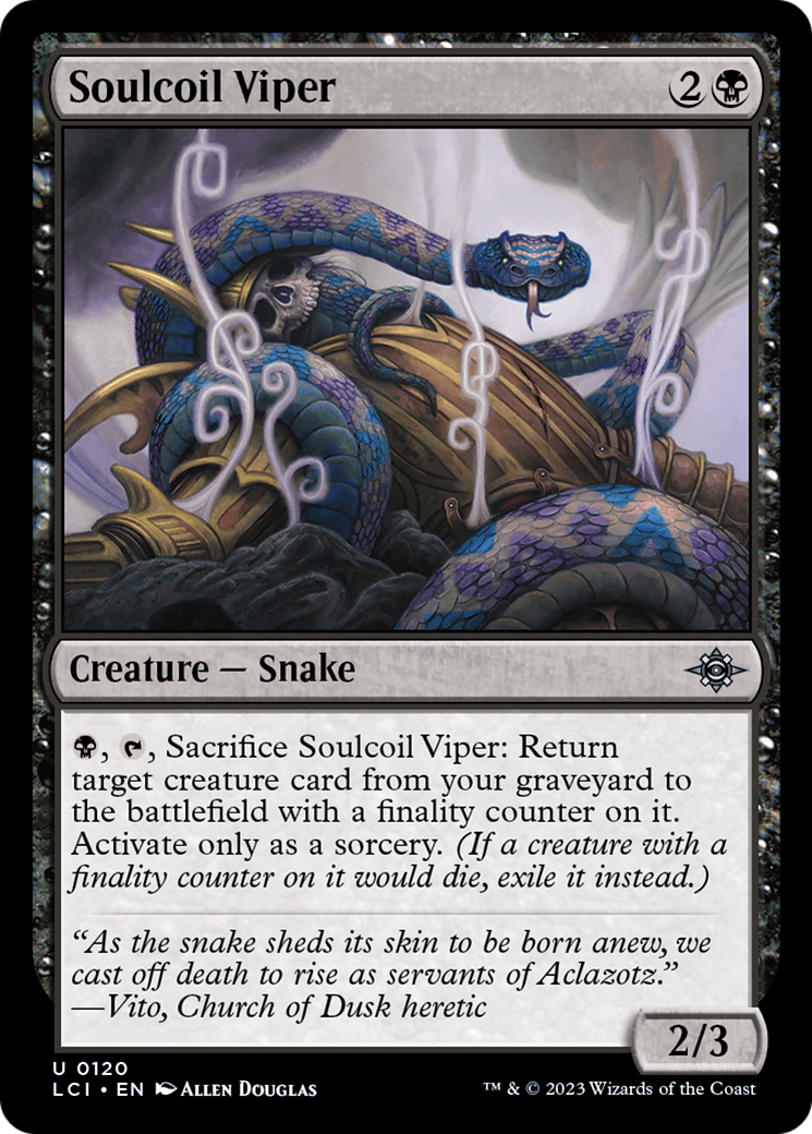 Soulcoil Viper (LCI-120) [The Lost Caverns of Ixalan] Foil