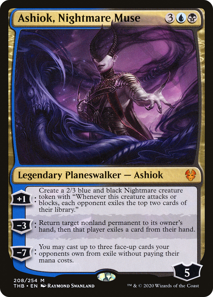 Ashiok, Nightmare Muse (THB-208) [Theros Beyond Death] Foil