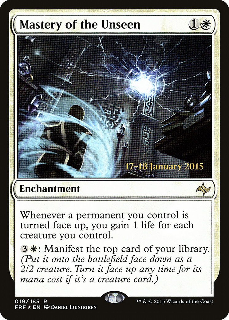 Mastery of the Unseen (PRE-19S) [Fate Reforged Promos] Foil