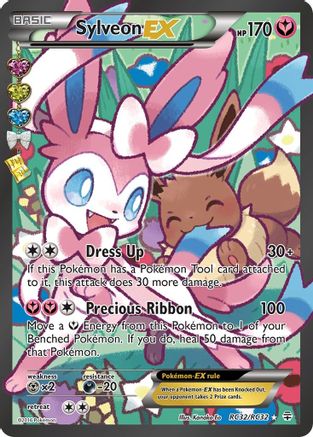 Sylveon EX (Full Art) RC32/83 - [Generations Radiant Collection] Holofoil