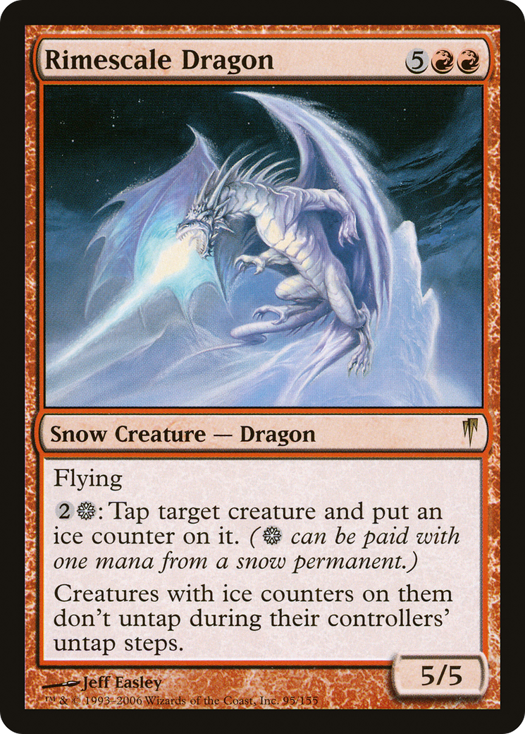 Rimescale Dragon (CSP-095) [Coldsnap] Foil