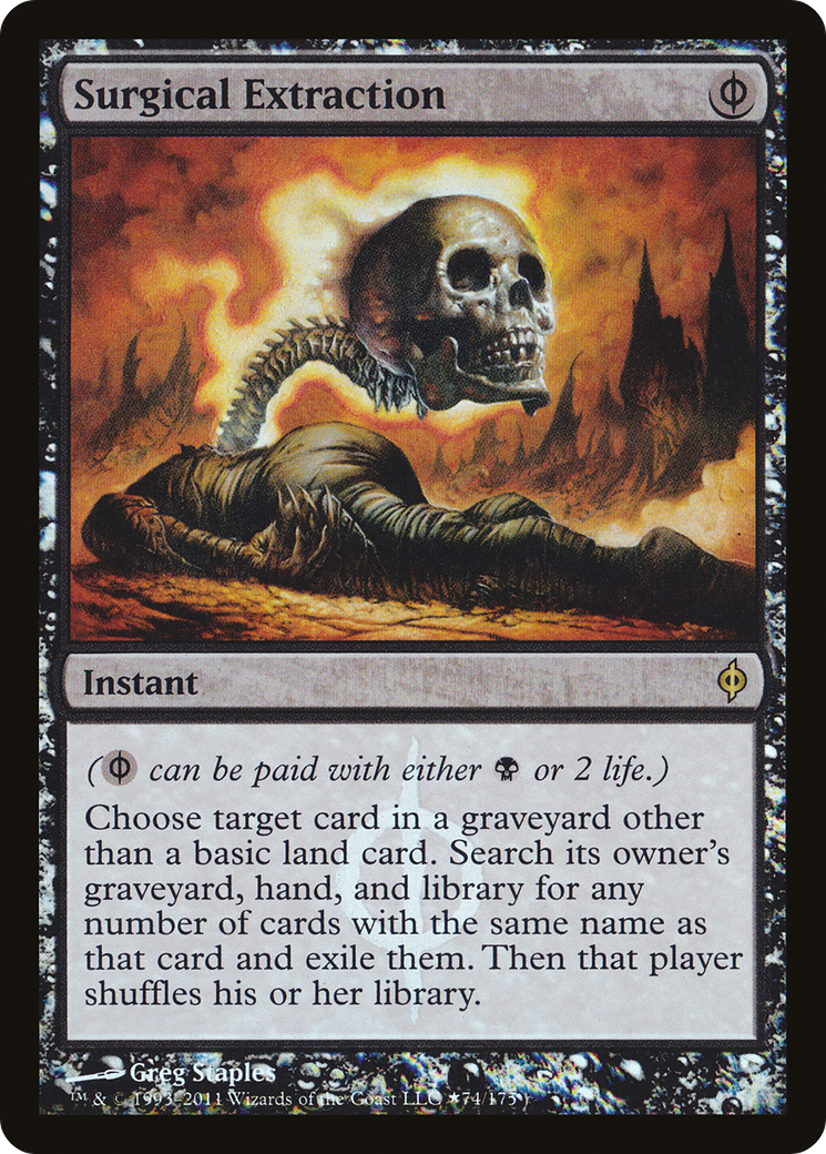 Surgical Extraction (BABP-74★) [New Phyrexia Promos] Foil