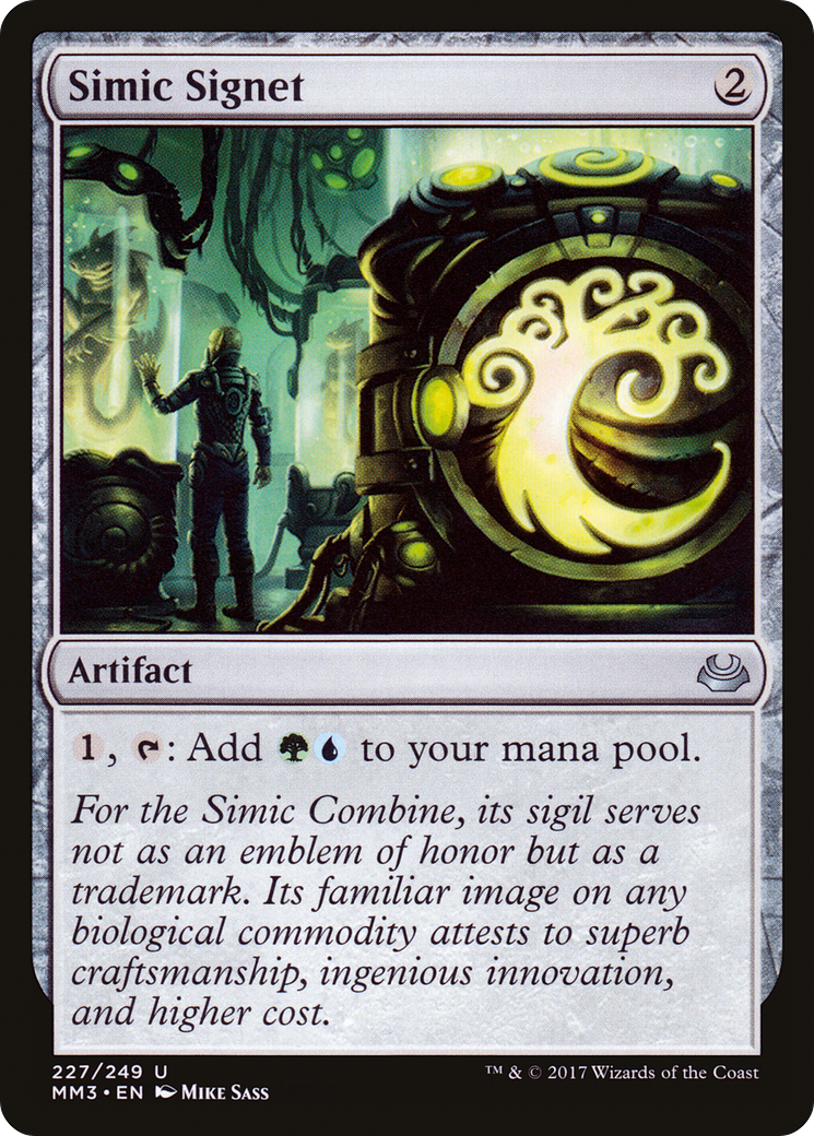 Simic Signet (MM3-227) [Modern Masters 2017] Foil