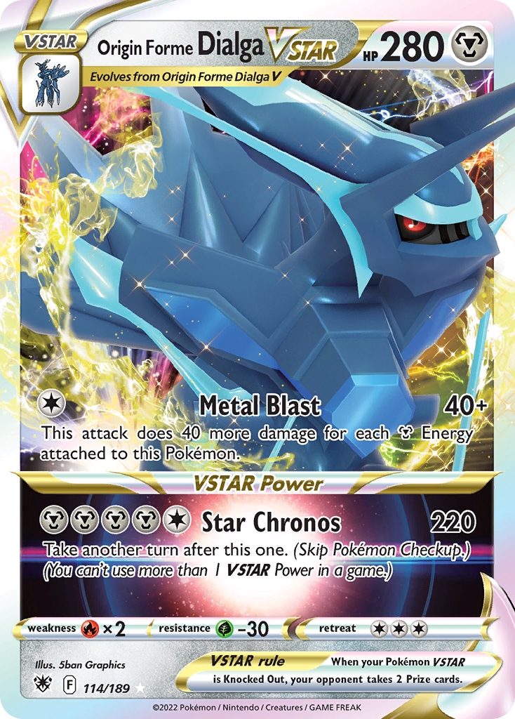 Origin Forme Dialga VSTAR 114/189 - [SWSH10 Astral Radiance] Holofoil