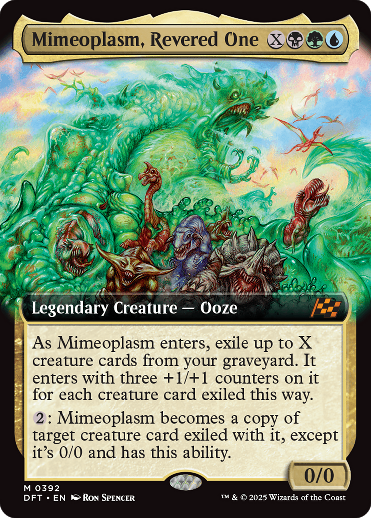 Mimeoplasm, Revered One (DFT-392) [Aetherdrift]: (Extended Art) Foil