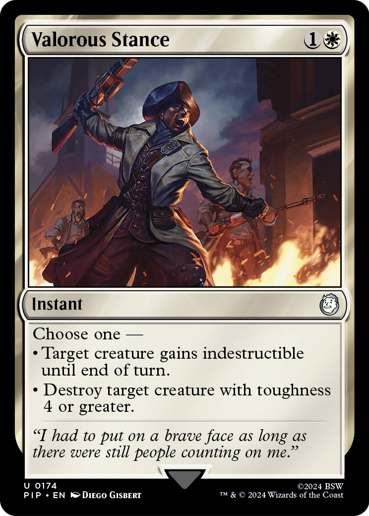 Valorous Stance (PIP-174) [Fallout] Foil