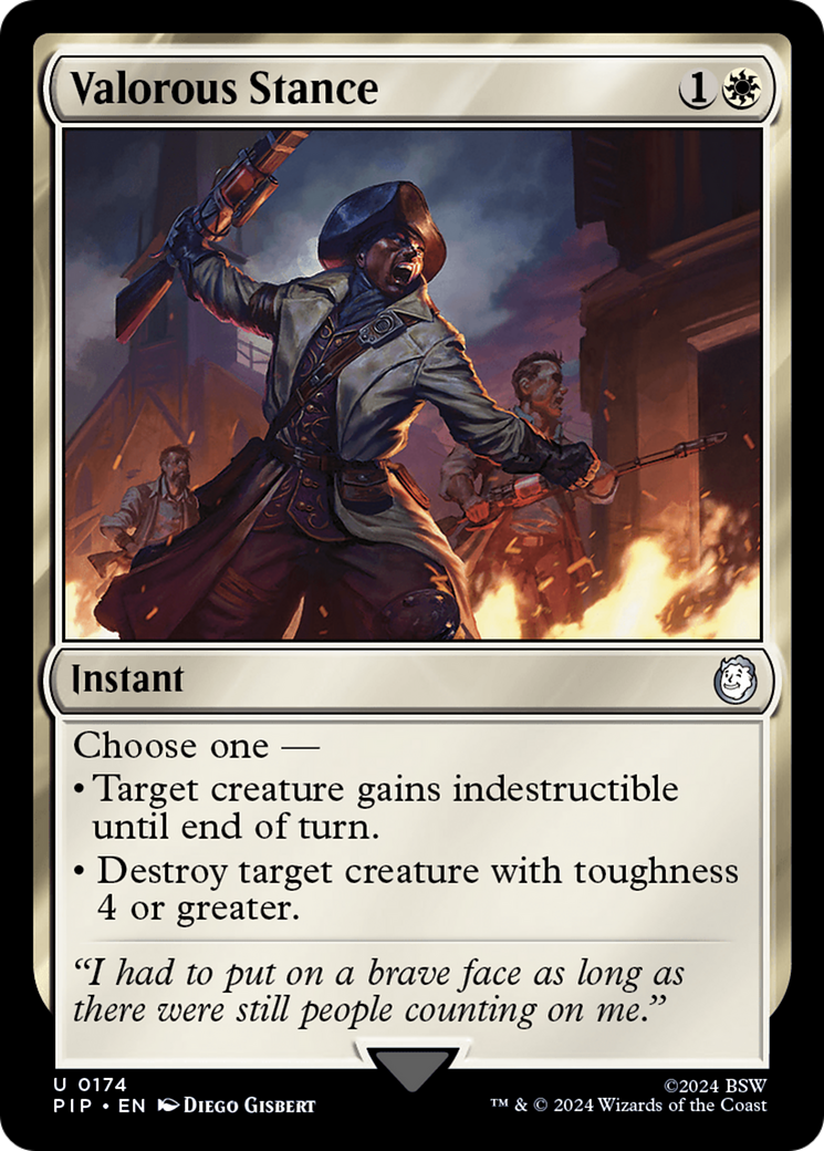 Valorous Stance (PIP-174) [Fallout] Foil