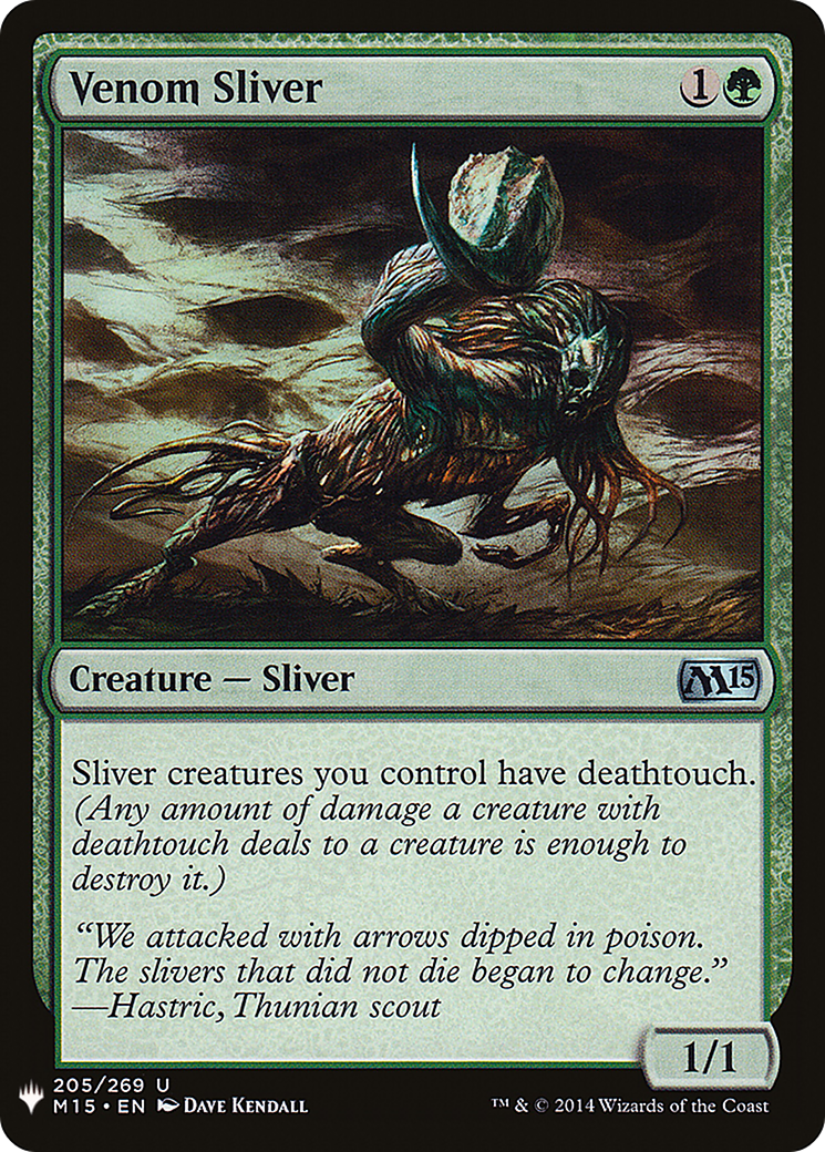 Venom Sliver (LIST-M15-205) [The List]
