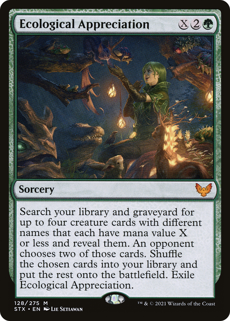 Ecological Appreciation (STX-128) [Strixhaven: School of Mages]
