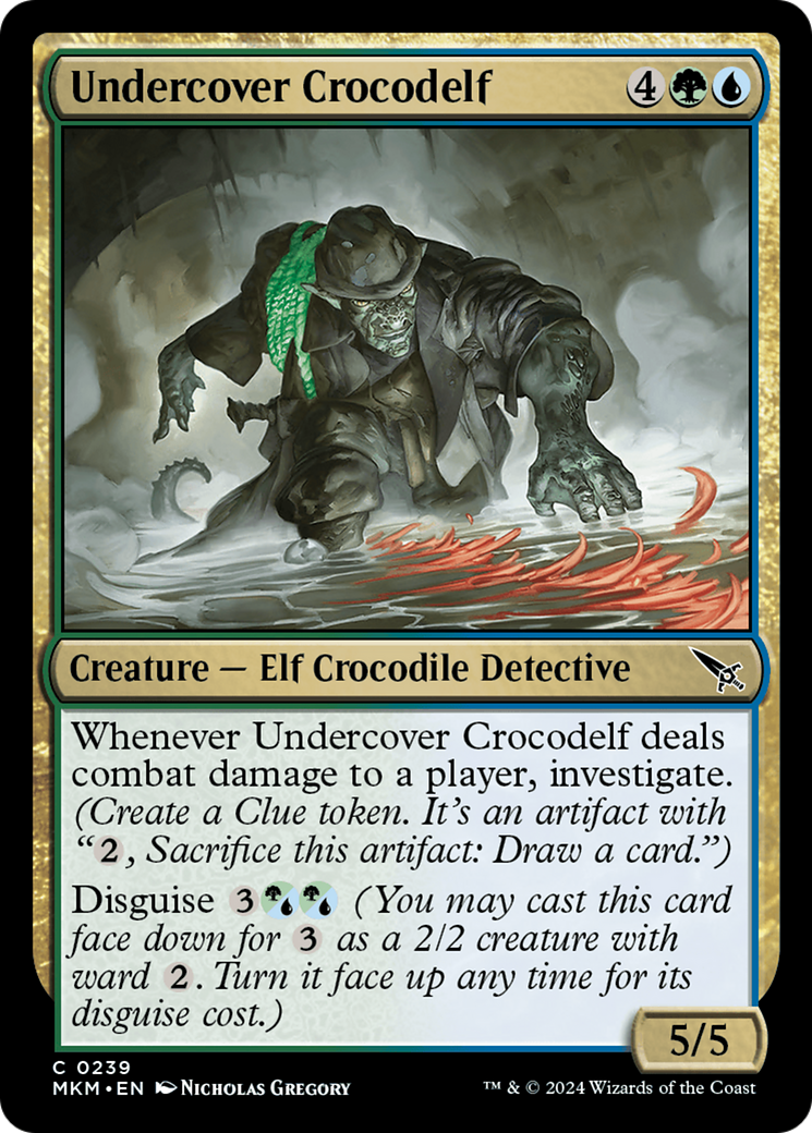 Undercover Crocodelf (MKM-239†) [Murders at Karlov Manor] Foil