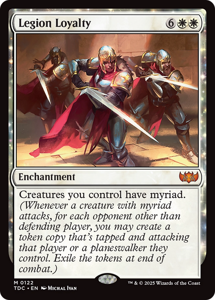 Legion Loyalty (TDC-122) [Commander: Tarkir: Dragonstorm]: (enchantment)