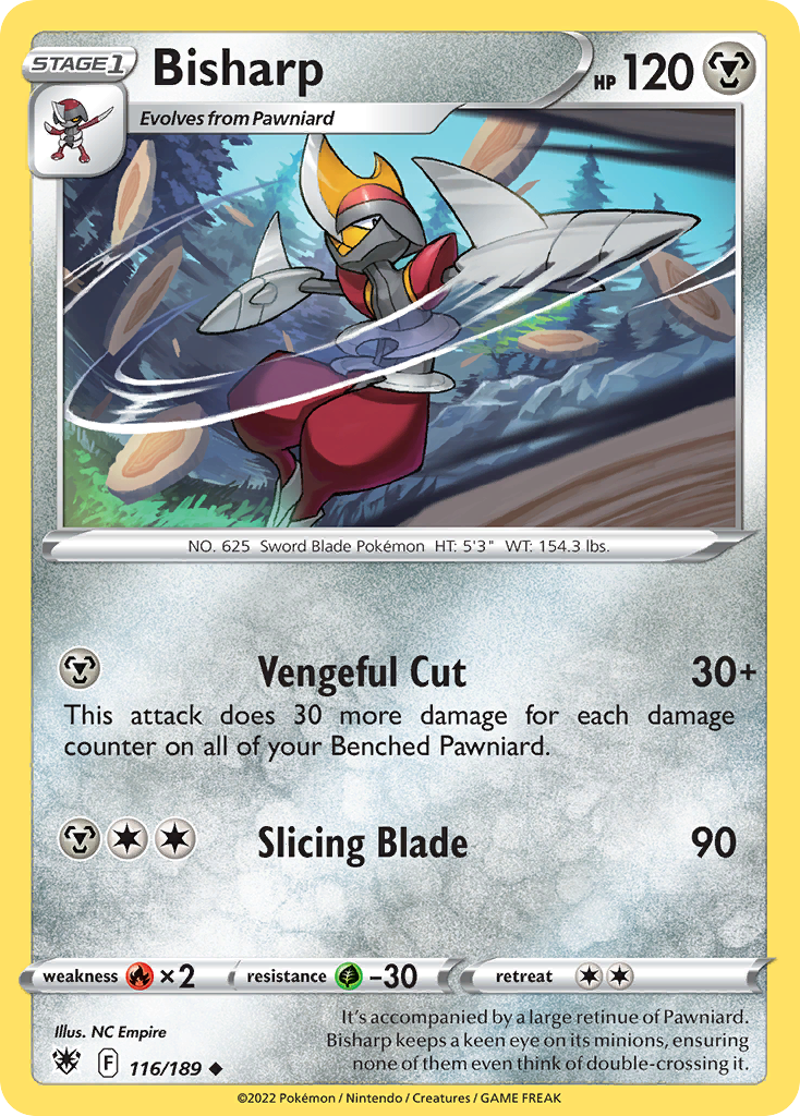 Bisharp 116/189 - [SWSH10 Astral Radiance]