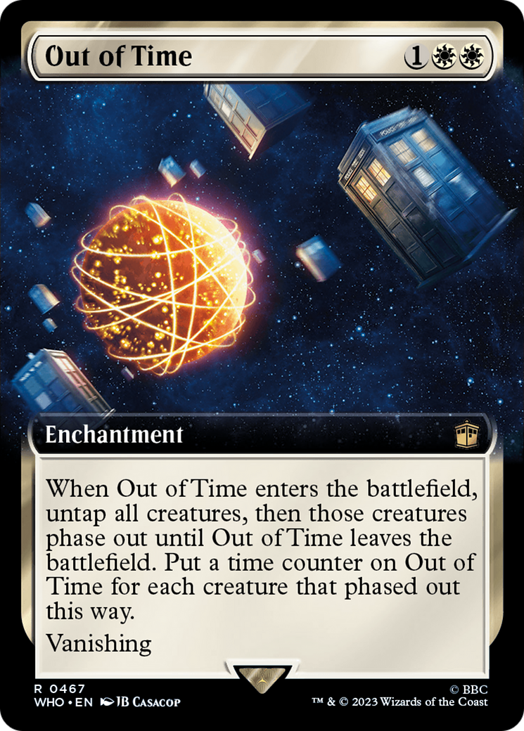 Out of Time (WHO-467) [Doctor Who]: (Extended Art) Foil
