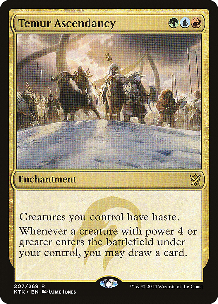 Temur Ascendancy (KTK-207) [Khans of Tarkir] Foil