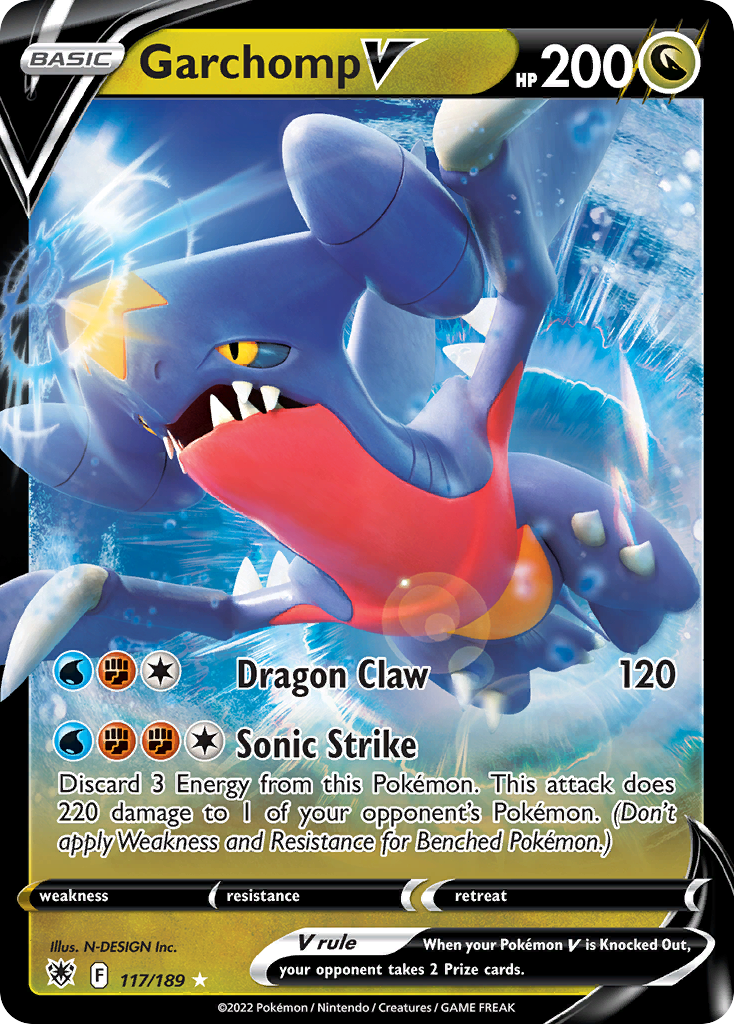 Garchomp V 117/189 - [SWSH10 Astral Radiance] Holofoil