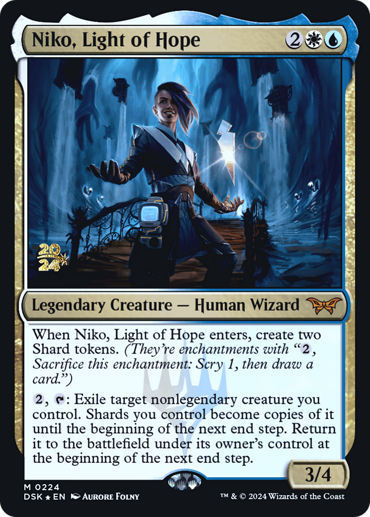 Niko, Light of Hope (PRE-224) [Duskmourn: House of Horror Promos] Foil