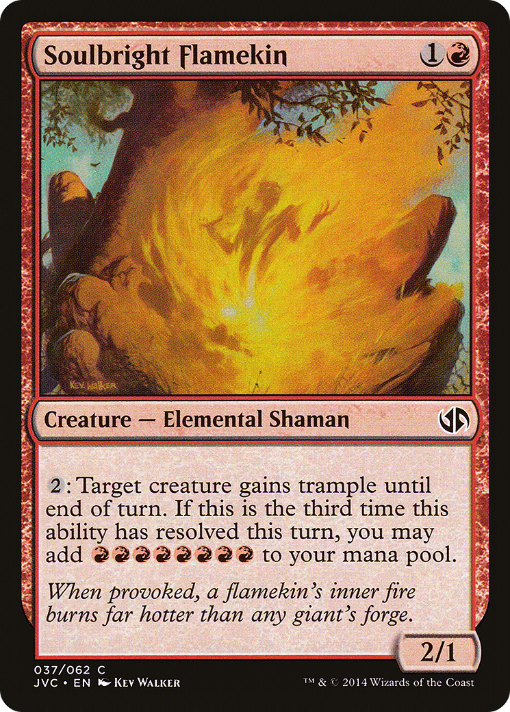 Soulbright Flamekin (DD3-037) [Duel Decks Anthology: Jace vs. Chandra]