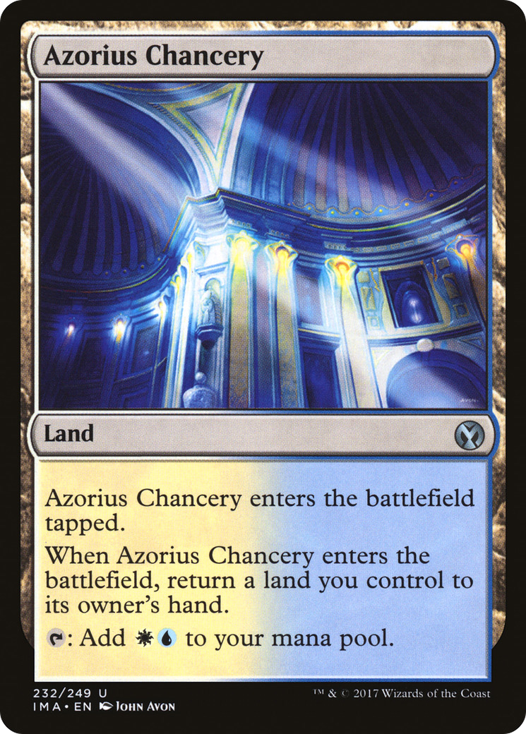 Azorius Chancery (IMA-232) [Iconic Masters]