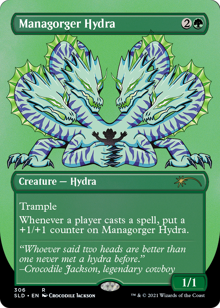 Managorger Hydra (SLD-306) (Borderless) [Secret Lair Drop]