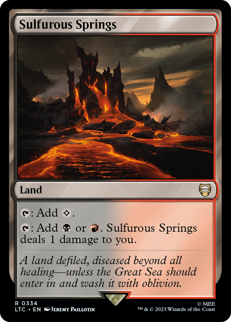 Sulfurous Springs (LTC-334) [Tales of Middle-earth Commander]