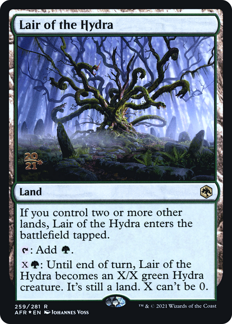 Lair of the Hydra (PRE-259S) [Adventures in the Forgotten Realms Promos] Foil