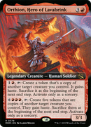 Orthion, Hero of Lavabrink (Extended Art) (MOM-379) [March of the Machine]