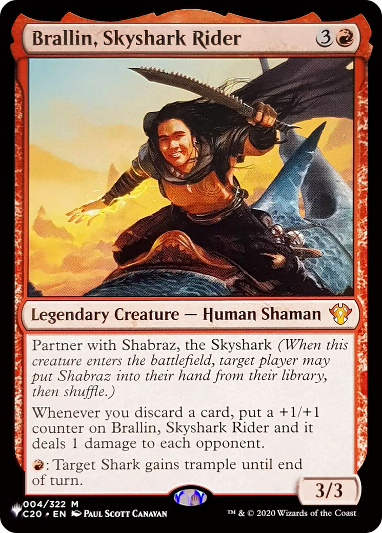 Brallin, Skyshark Rider (LIST-C20-4) [The List]