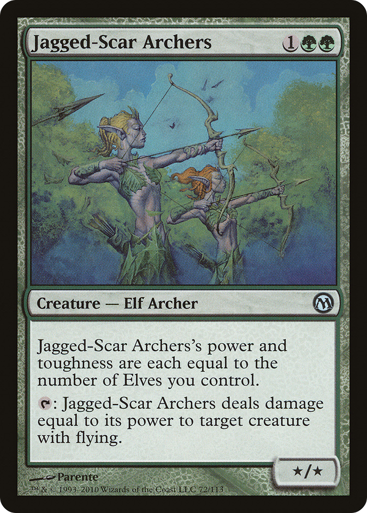 Jagged-Scar Archers (DPA-072) [Duels of the Planeswalkers]