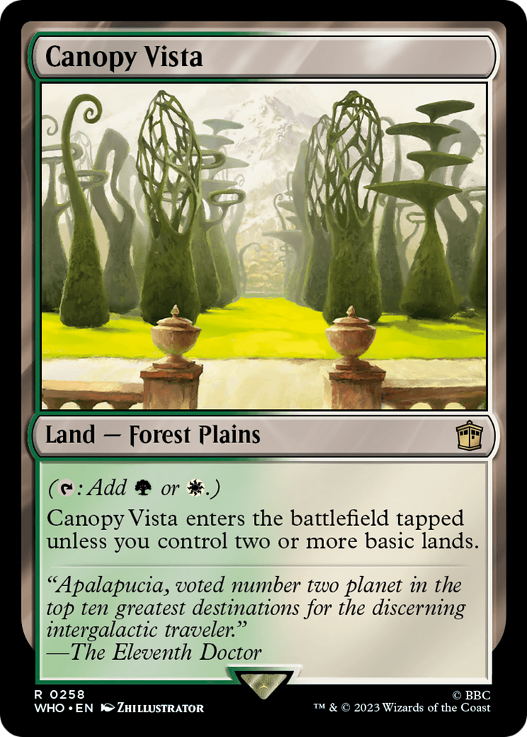 Canopy Vista (WHO-258) [Doctor Who]