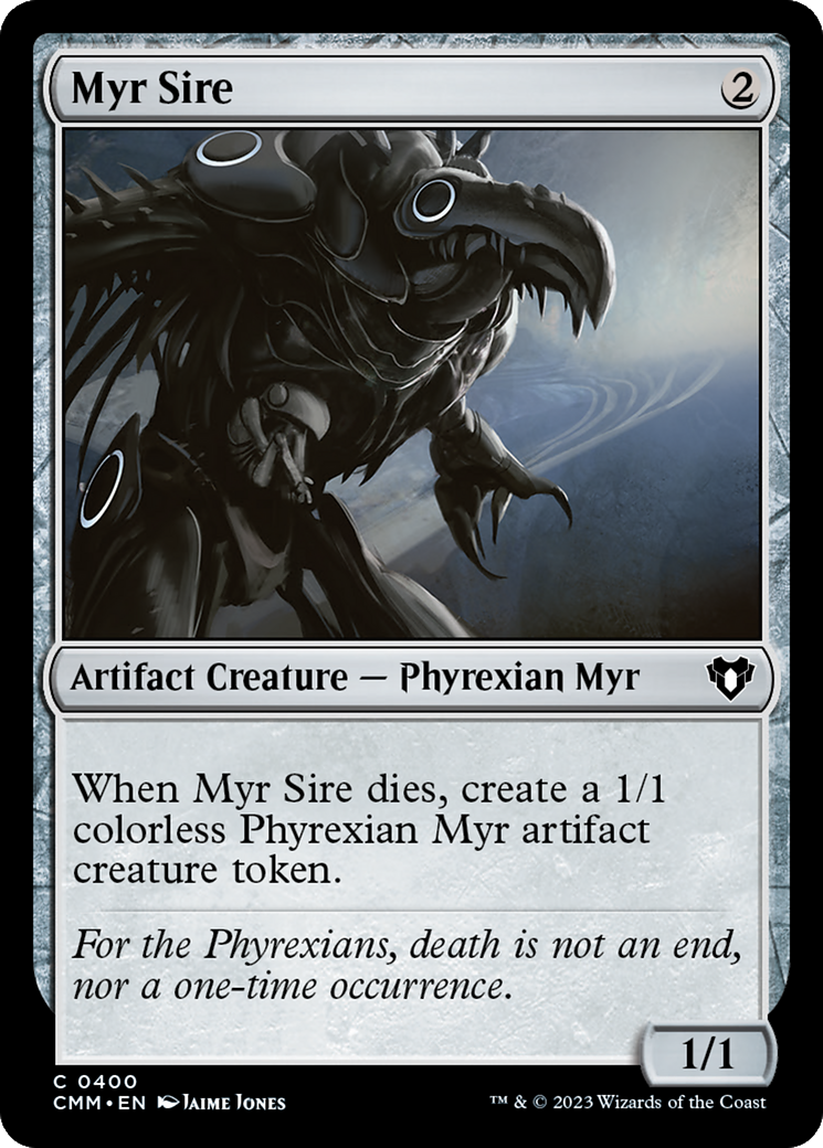 Myr Sire (CMM-400) [Commander Masters]