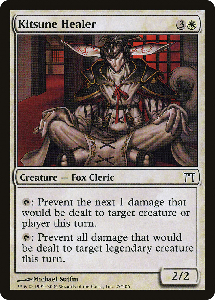 Kitsune Healer (CHK-027) [Champions of Kamigawa]