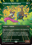 Lumbering Worldwagon (Borderless) (DFT-316) [Aetherdrift] Foil