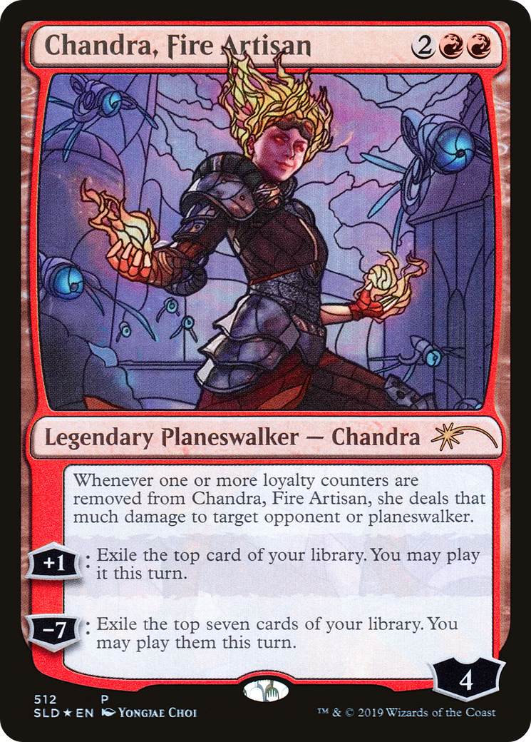 Chandra, Fire Artisan (SLD-512) [Secret Lair Drop] Foil