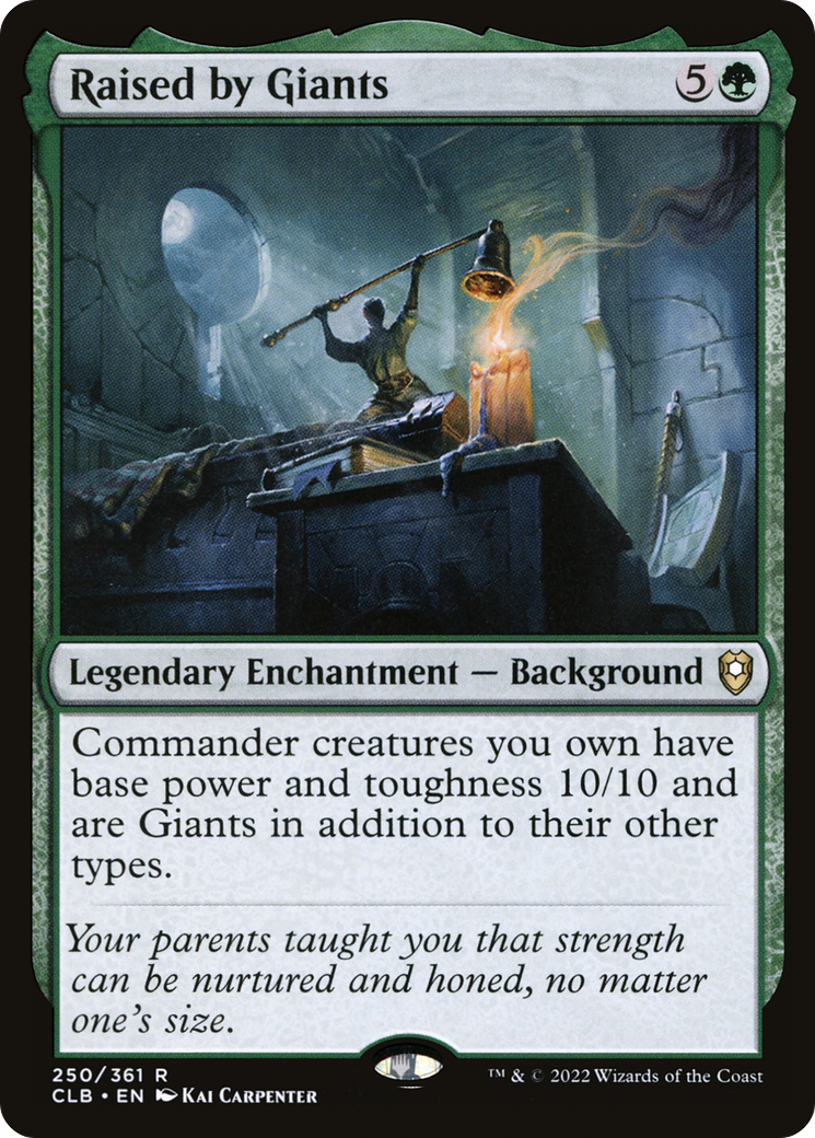 Raised by Giants (CLB-250) [Commander Legends: Battle for Baldur's Gate]