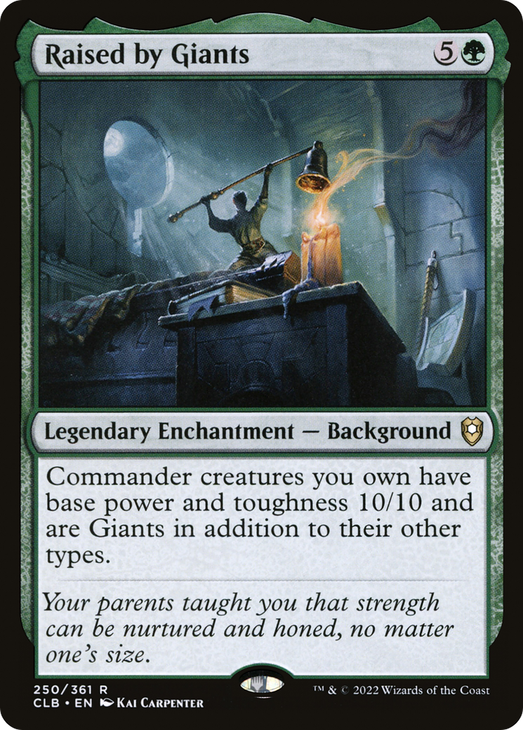 Raised by Giants (CLB-250) [Commander Legends: Battle for Baldur's Gate]
