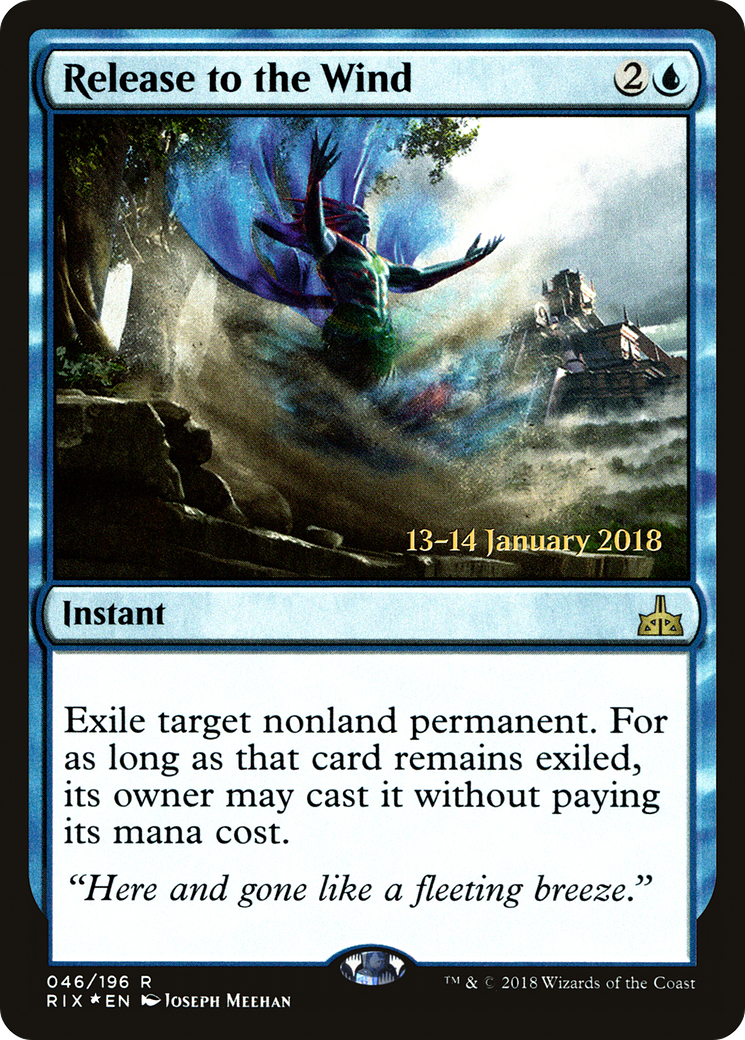 Release to the Wind (PRE-46S) [Rivals of Ixalan Promos] Foil